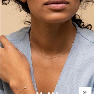 Mejuri Diamonds Station Necklace